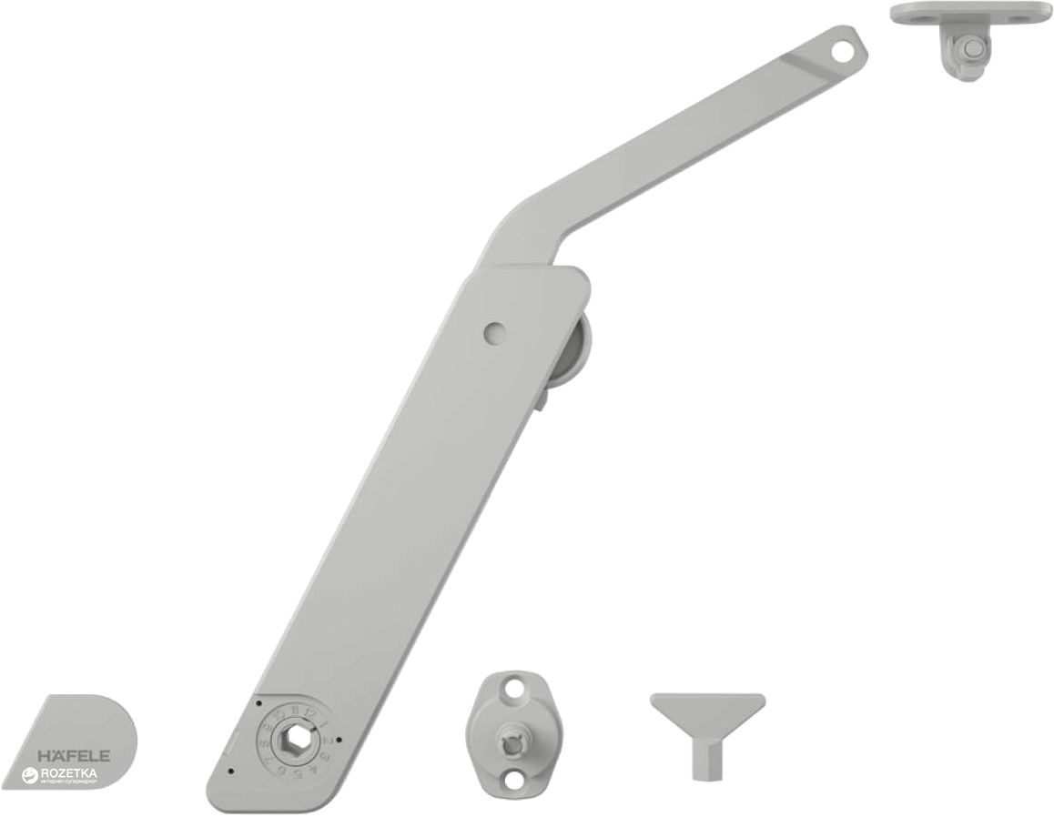 

Комплект подъемника Hafele Free Flap H 1.5 C односторонний, пластик, правый Серый (372.39.620)