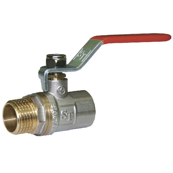 

Кран шаровый для воды SANTAN 605, 1 1/2" внутренний–наружный, красная ручка
