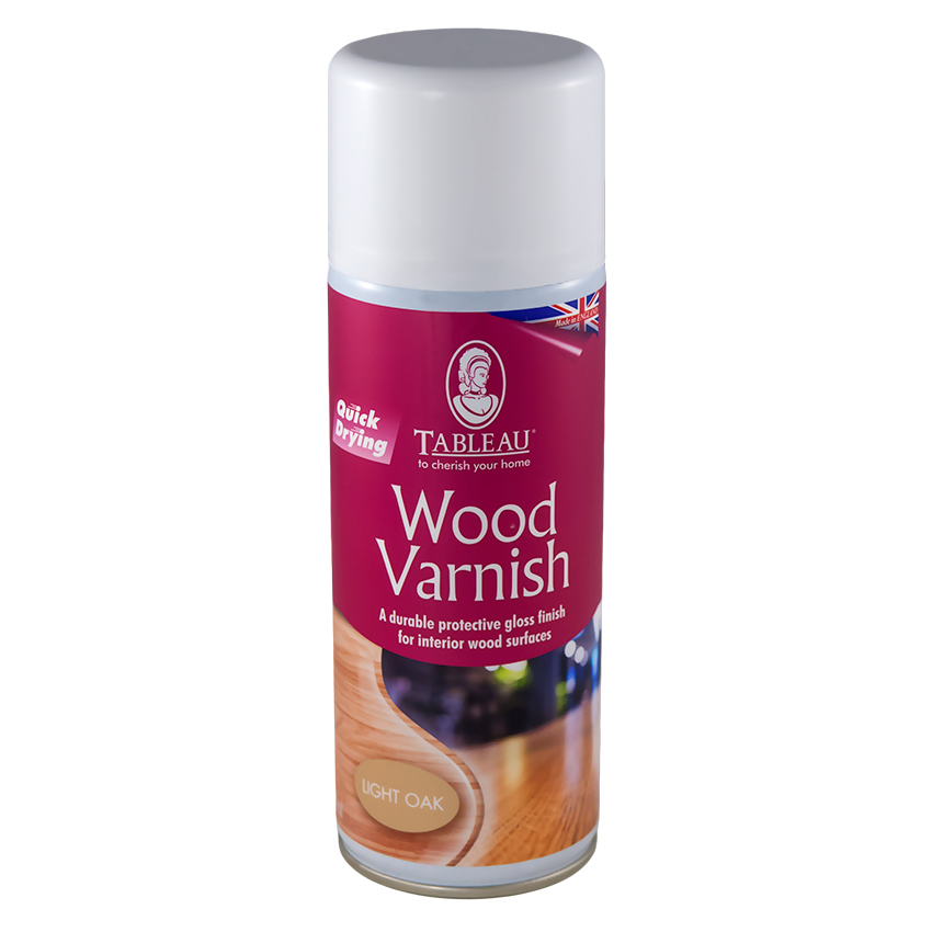 

Лак для дерева Светлый дуб Tableau Wood Varnish Light Oak Аэрозоль 400 мл