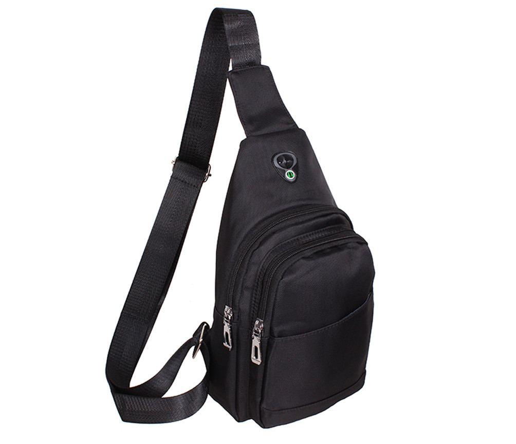 

Сумка мини-рюкзак мужская Nobol 6070-4Black Черная