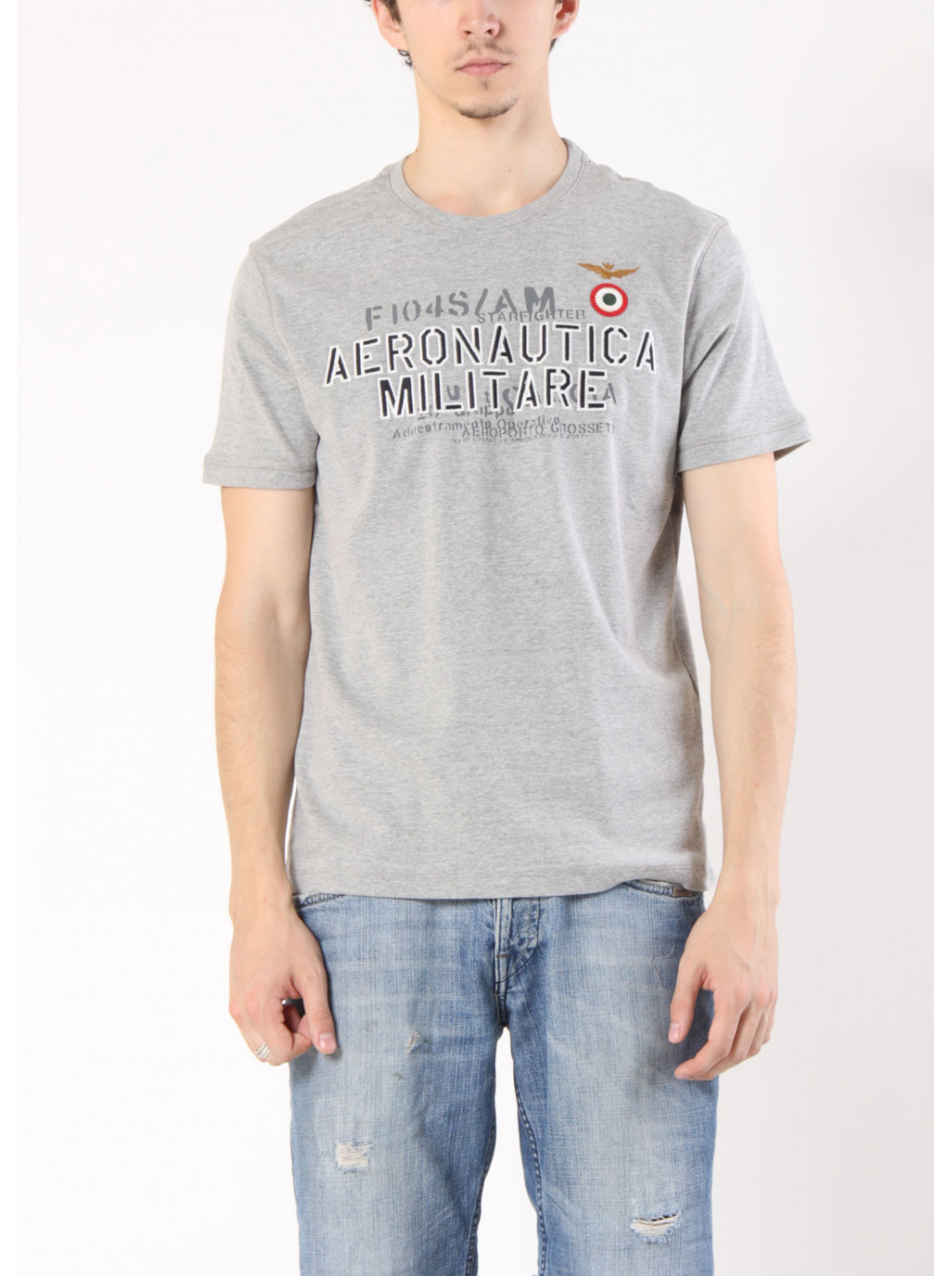 

Футболка Aeronautica L Сіра ftb020/L_eu