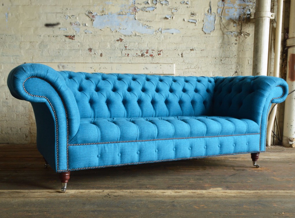 

Диван раскладной Chesterfields Windsor 245 см Fint Royal Blue