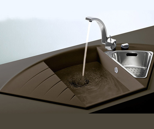 

Гранитная мойка Smart House Avati brown