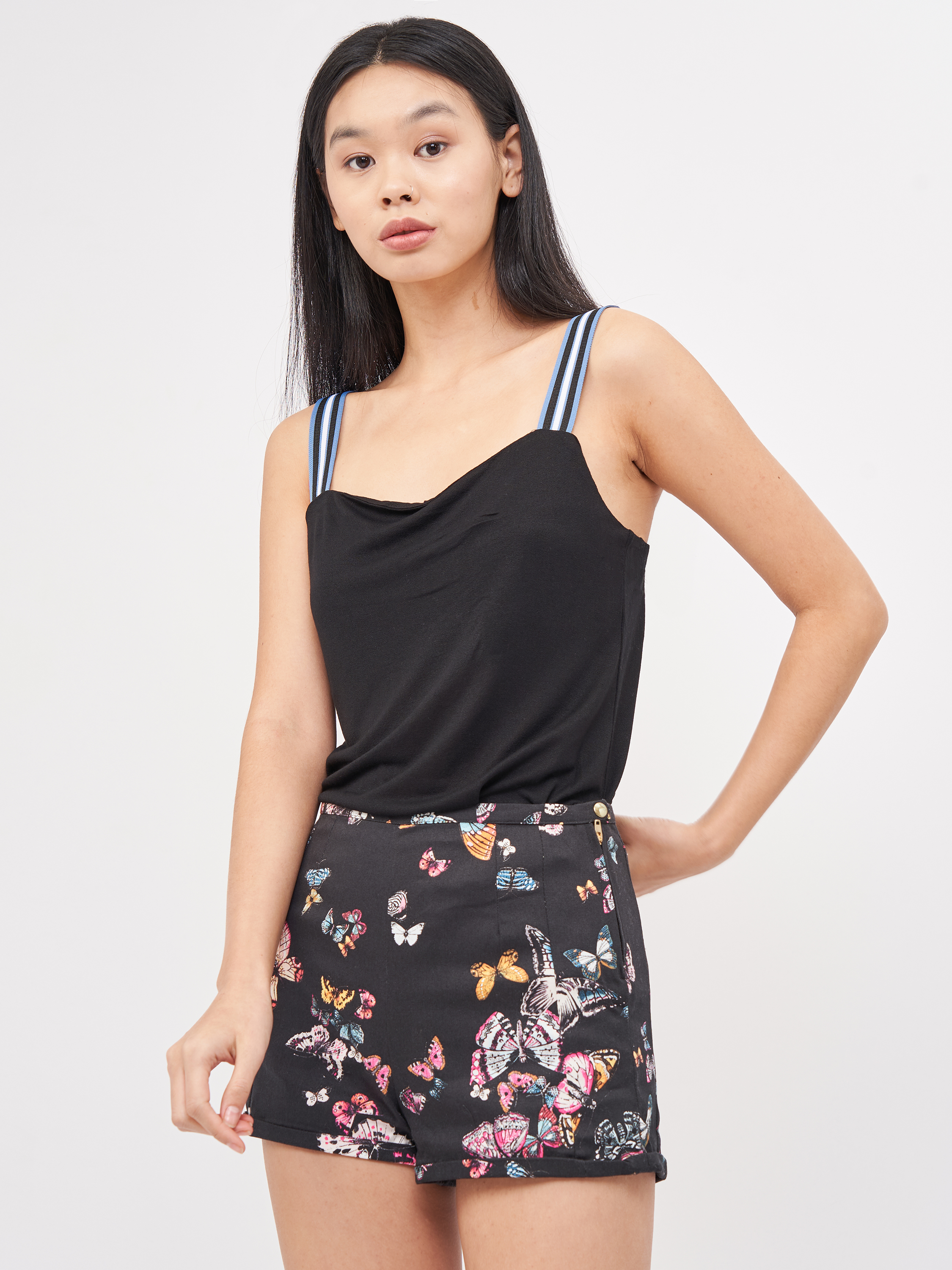 

Майка Pull & Bear 9230/311/800 М Черная