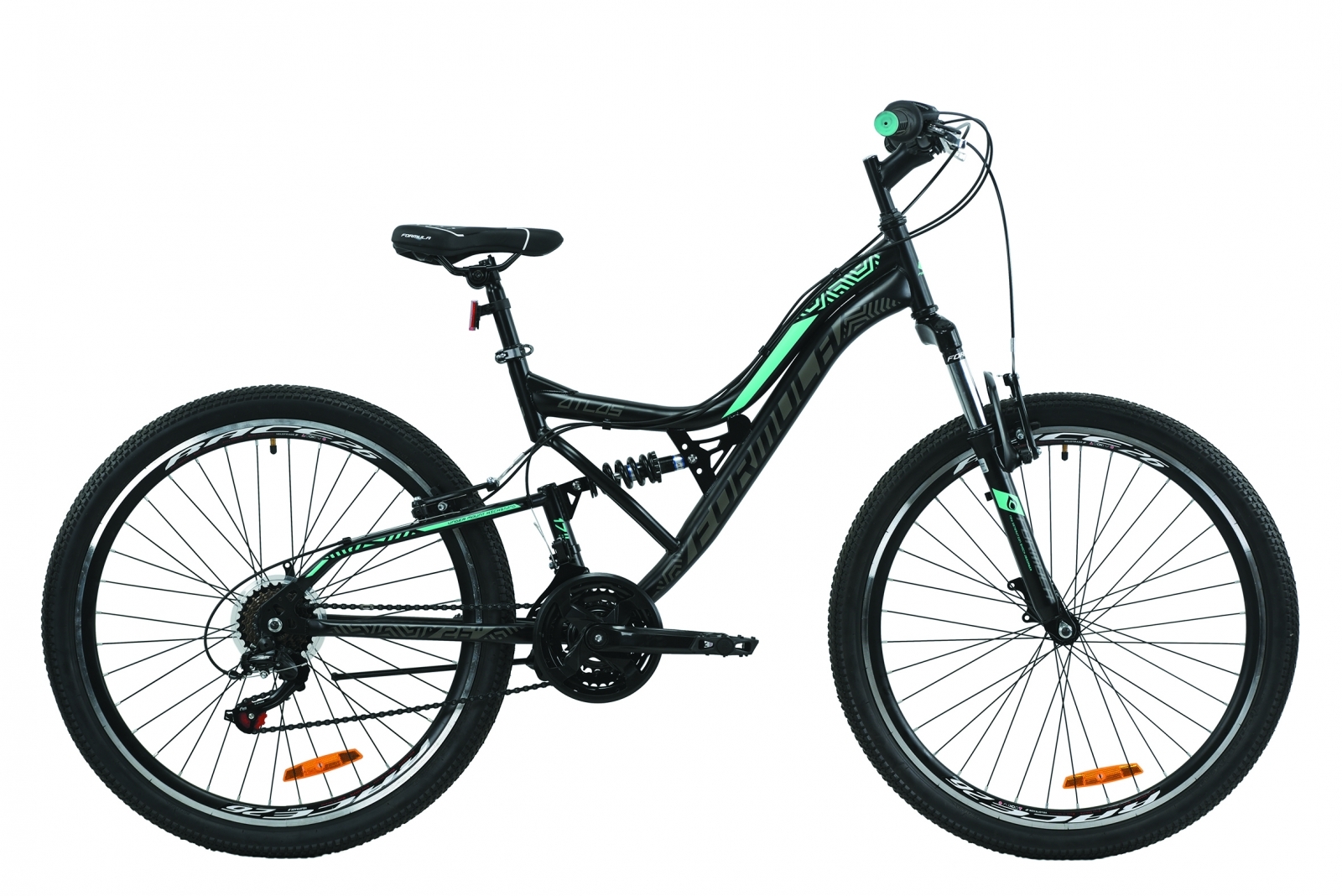 

Велосипед двухподвес горный (спортивный) 26" Formula Atlas AM2 Vbr 2020 рама 17" черно-бирюзовый на рост 160-175 см (OPS-FR-26-377)