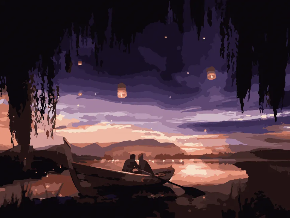 

Картина по номерам ArtCraft "Влюбленные под небом" 40x50 см (10213-AC)