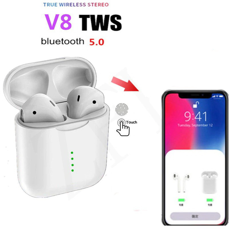 

Беспроводные наушники TWS AirPro "V8" JKR | Touch sensor, Siri, PopUp