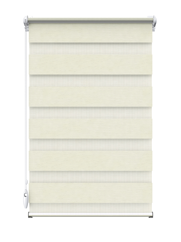 

Ролета тканевая Мини день-ночь Goa404 0,90м х 1,70м Молочный / Белый ( 566235296639 )