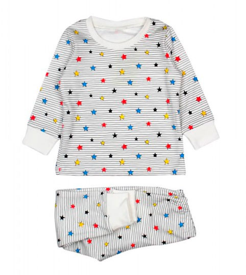 

Пижама MISHKA молочная Colorful stars 92 (1716-92)