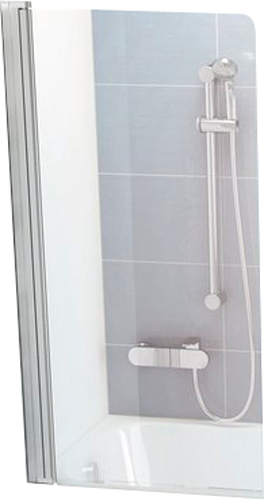 

Шторка для ванны RAVAK CVS1-80 L Satin Transparent 7QL40U00Z1 левосторонняя