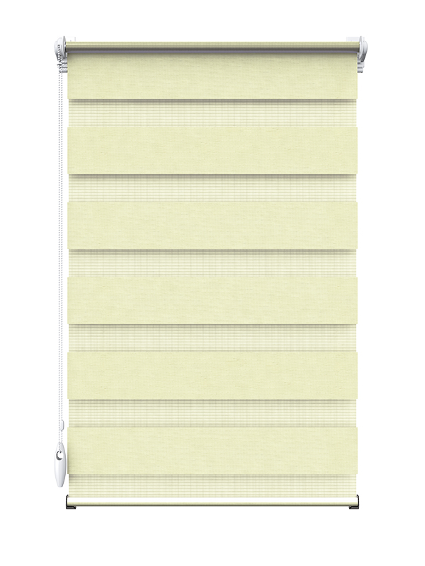 

Ролета тканевая Мини день-ночь Goa403 1,50м х 1,80м Песочный / Белый ( 566239316638 )