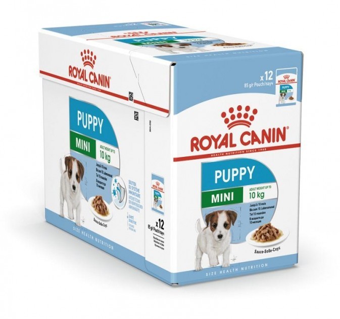 

Влажный корм Royal Canin Mini Puppy кусочки в соусе для щенков мелких пород упаковка 12 шт (1072511907)