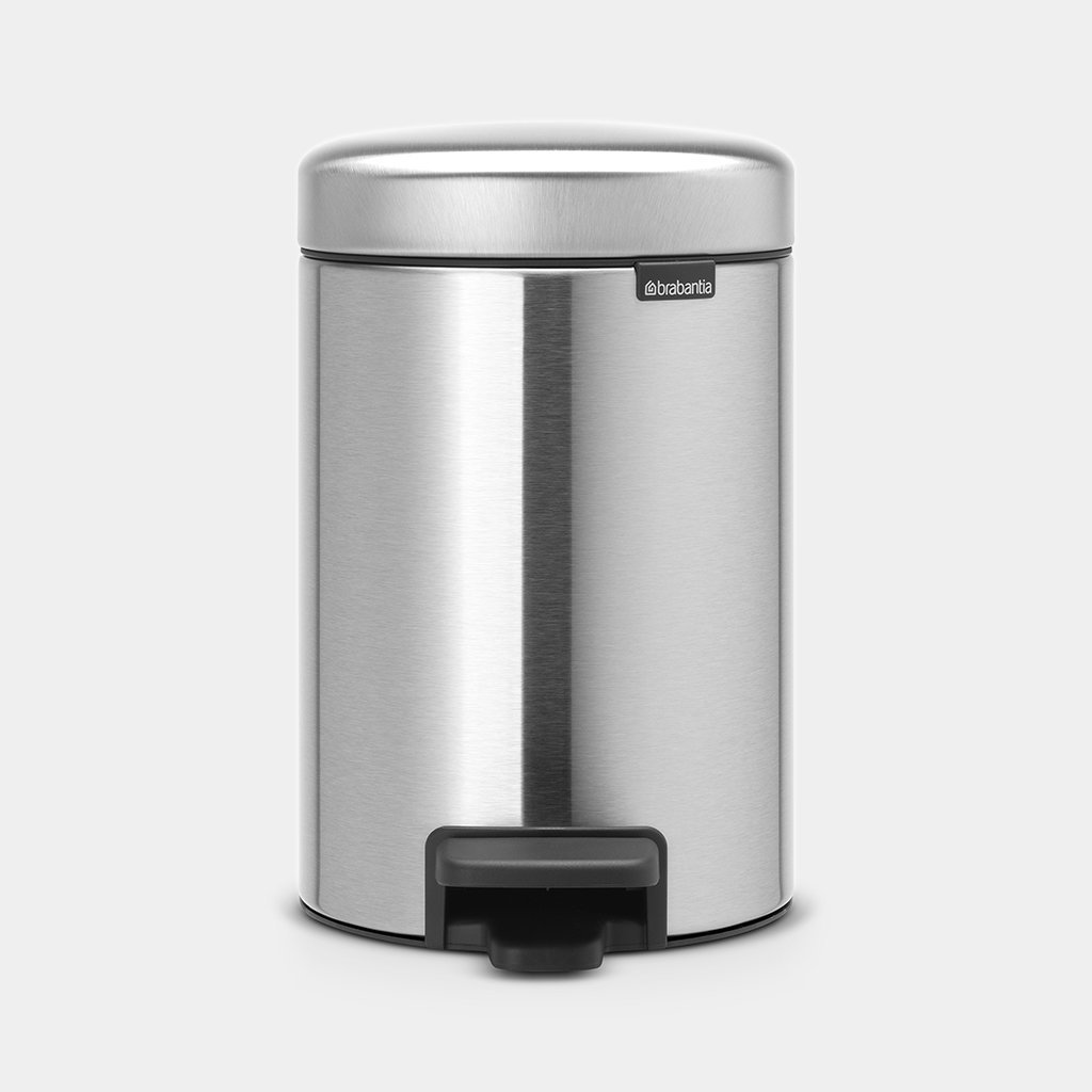 

Мусорный бак с педалью 3л Матовая сталь Brabantia 113222