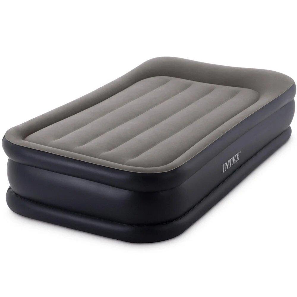 

Односпальная надувная кровать Intex 64132 самонадувная 99x191x42см