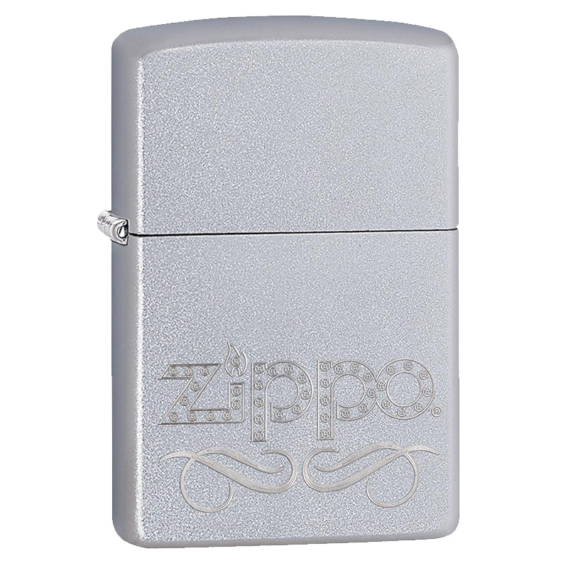 

Зажигалка Zippo Scroll Satin Chrome, 24335