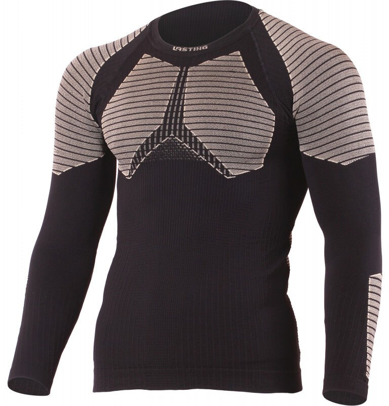 

Термофутболка Lasting Werolo чоловіча / чорний/сірий, Термофутболка Lasting Werolo чоловіча L/XL чорний/сірий