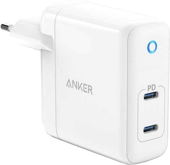 

Сетевое зарядное устройство Anker PowerPort Atom PD 2 - 60W Ultra Compact White