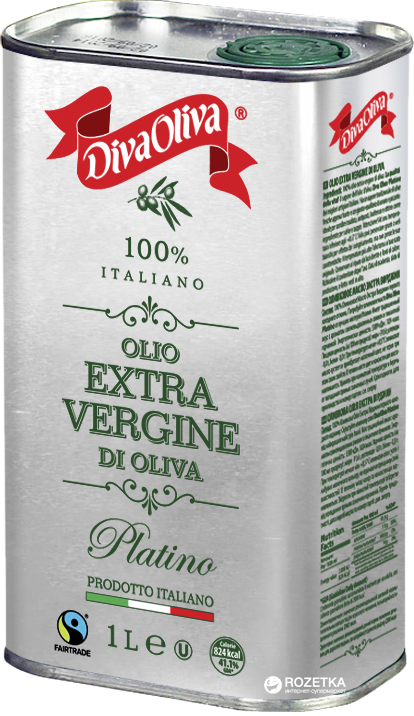 Акция на Оливковое масло Diva Oliva Extra Vergine Platino 1 л (5055448000315) от Rozetka UA