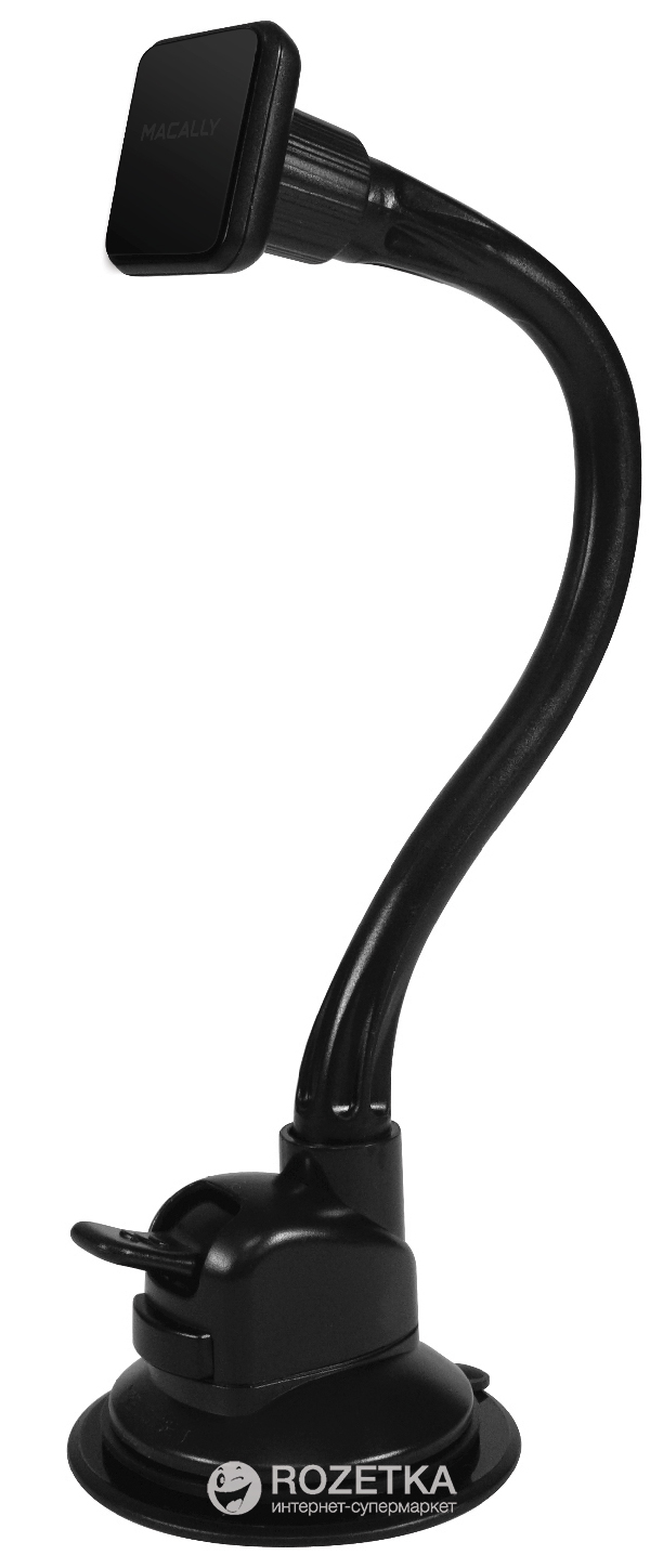 

Автодержатель для телефона магнитный Macally Black