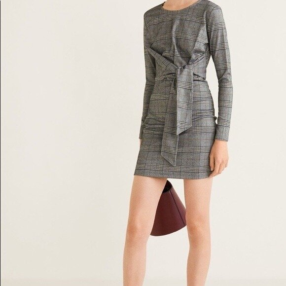 

Платье Mango 34943808 L Серое
