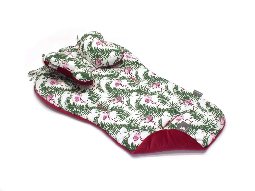 

Матрас в коляску Cottonmoose Butterfly 552/140/119 flamingo cotton velvet raspbery (белый (фламинго) с малиновым (бархат)) (98293)