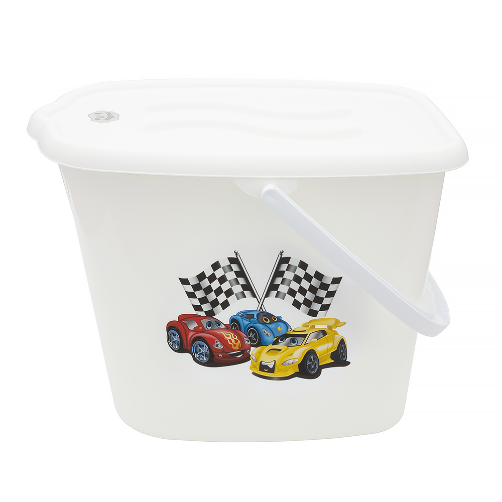 

Ведерко для подгузников и воды Maltex Cars 5771 white (145702)