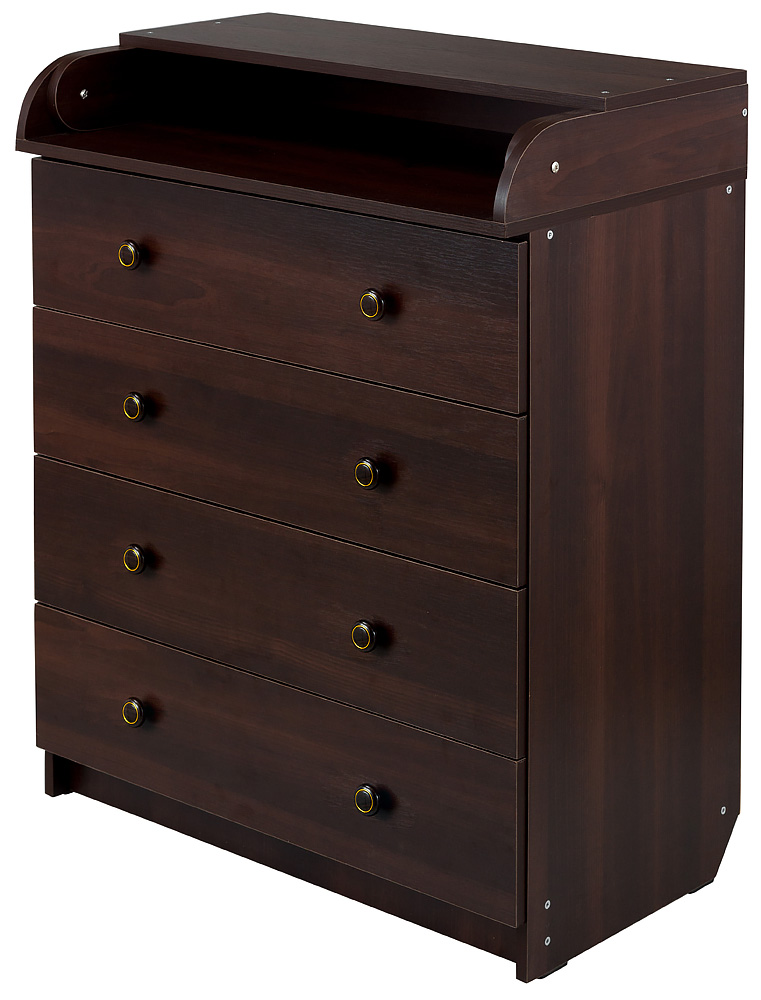 

Пеленальный комод Babyroom Комод 4 тел.Big 102x80x50 орех темный (158498)