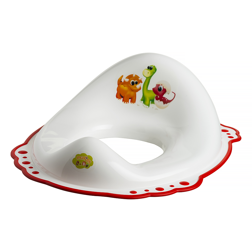 

Накладка на унитаз Maltex DINO 5961 нескользящая white with red rubbers (145628)