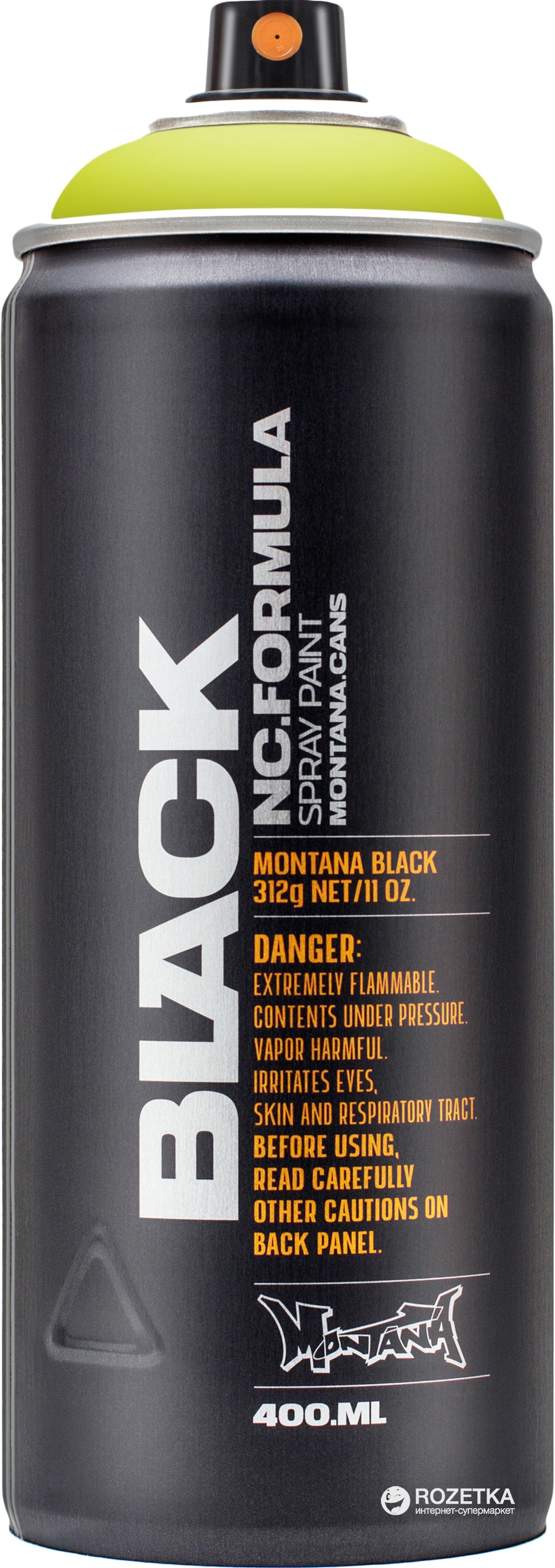 

Нитро краска-спрей Montana BLK6005 Кислота (Acid) 400 мл (4048500263569)
