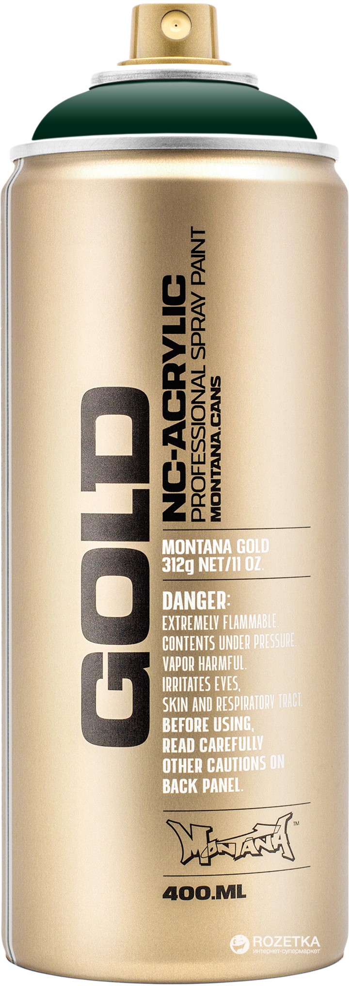

Акриловая краска-спрей Montana Gold 6090 Темный лес 400 мл (Deep Forest) (4048500285110)