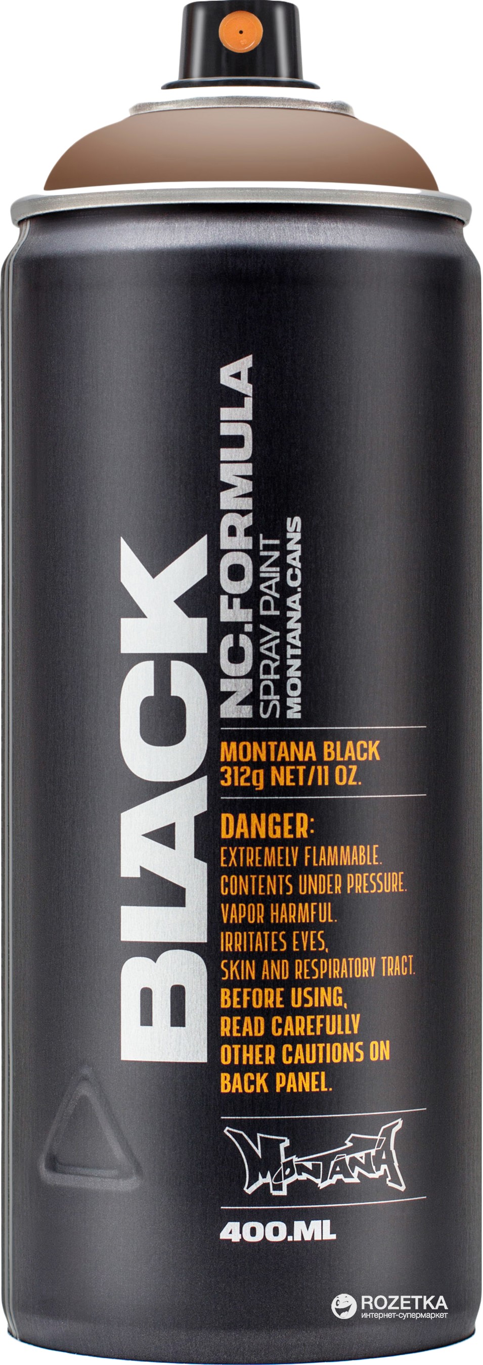 

Нитро краска-спрей Montana BLK8060 Шоколадный (Chocolate) 400 мл (4048500264184)
