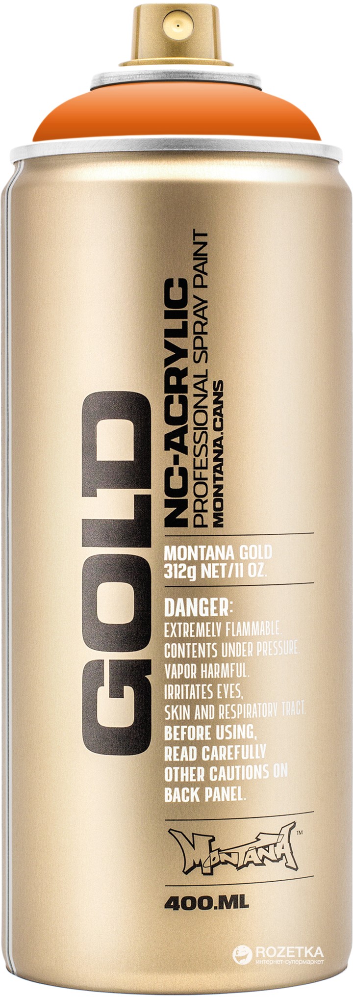 

Акриловая краска-спрей Montana Gold 2070 Оранжевый 400 мл (Orange) (4048500284274)