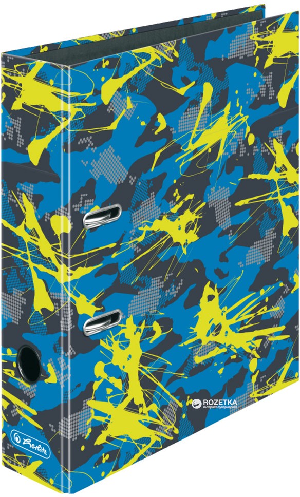 

Папка-регистратор Herlitz А4 8 см Camouflage Blue (50016334)
