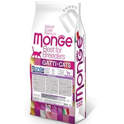 

Cухой корм Monge Cat Sterilised с курицей и пшеницей для стерилизованных кошек обеспечивающий профилактику ожирения 10 кг monge_052