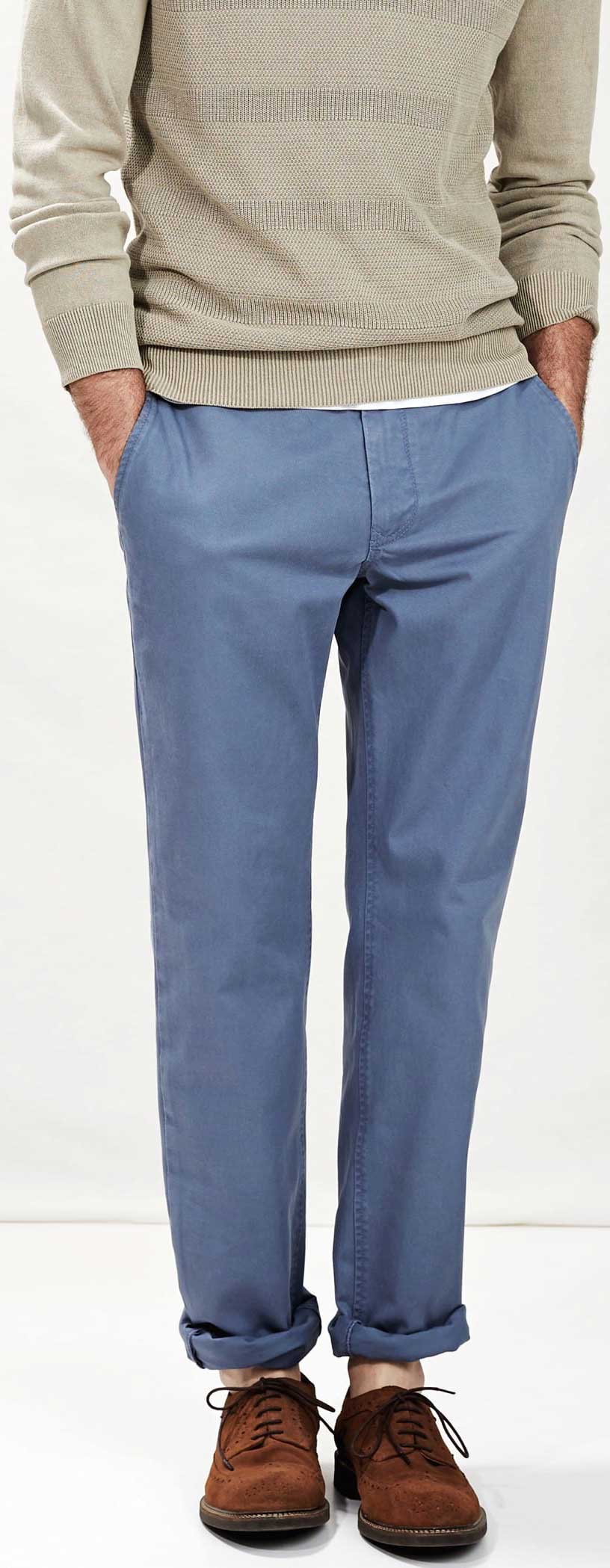 

Брюки Mango 330LE008 40 Голубые