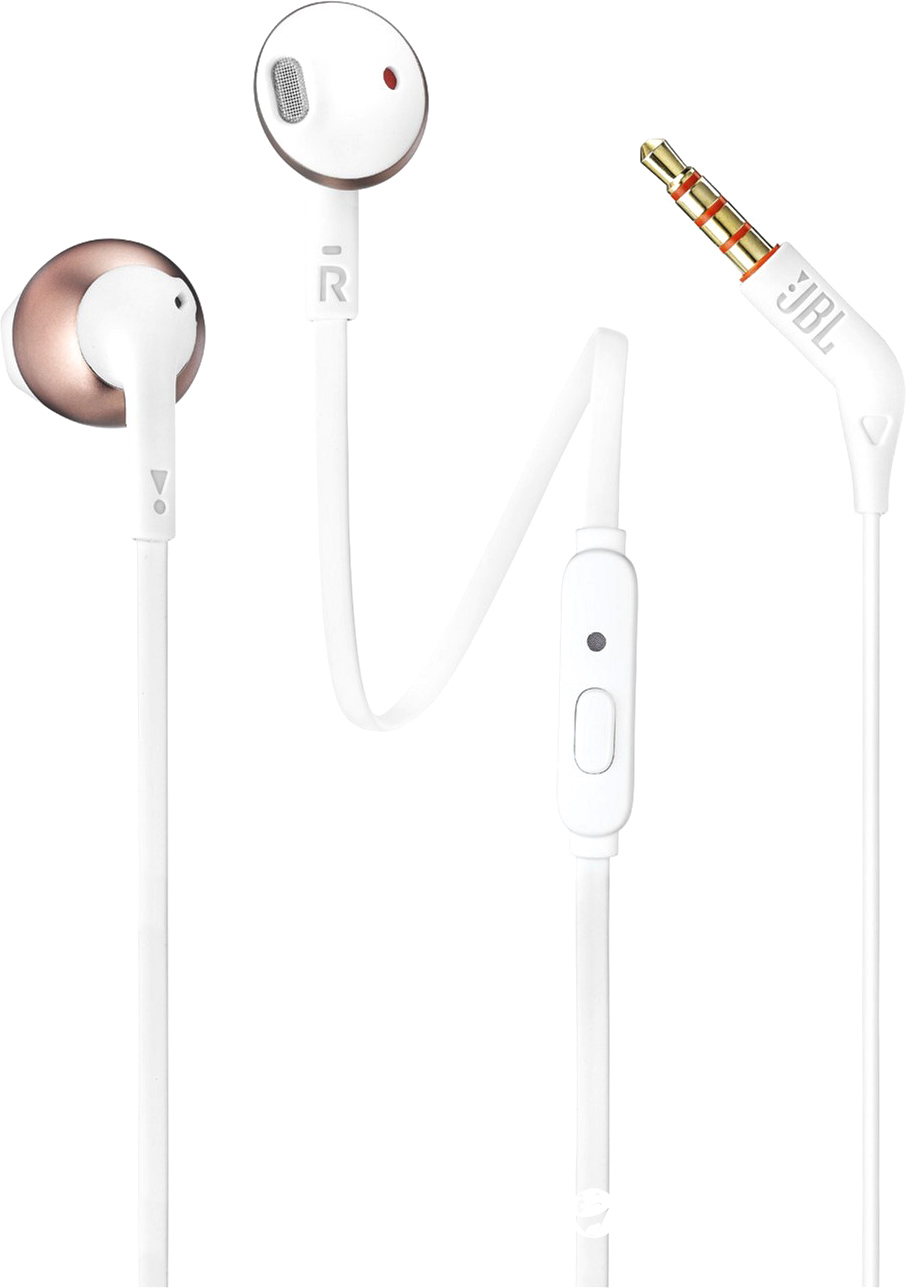 

Проводные наушники JBL T205 Rose Gold (JBLT205RGD)