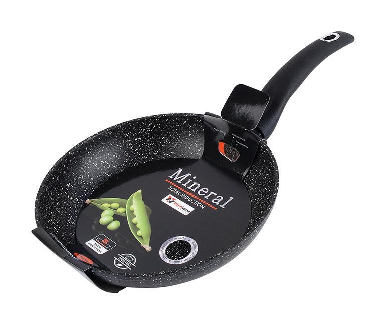 

Сковорода Vitrinor Mineral Black d22см с гранитным антипригарным покрытием (psg_VI-1224304)