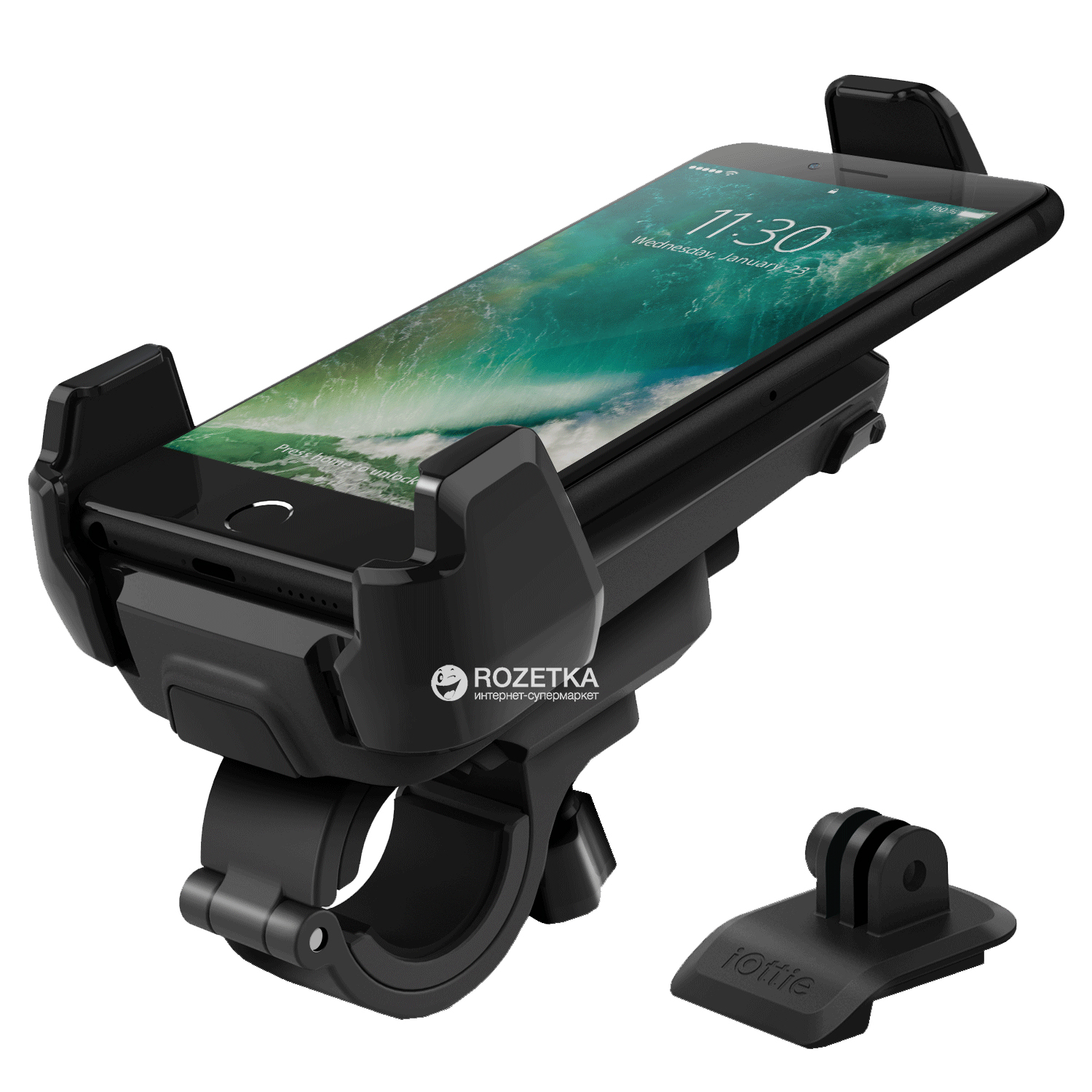 

Автодержатель для телефона iOttie Active Edge Bike Mount for iPhone, Smartphones & GoPro Black