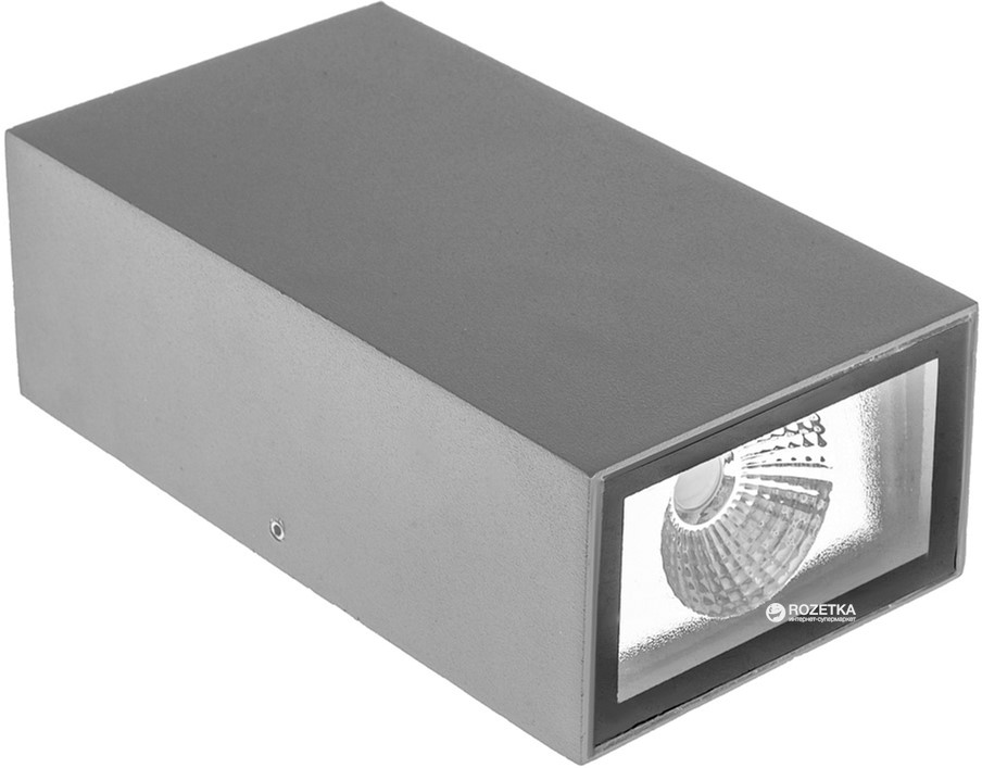 

Уличная подсветка фасадов Brille AL-220/2х3W NW COB LED IP65 GY (34-181)