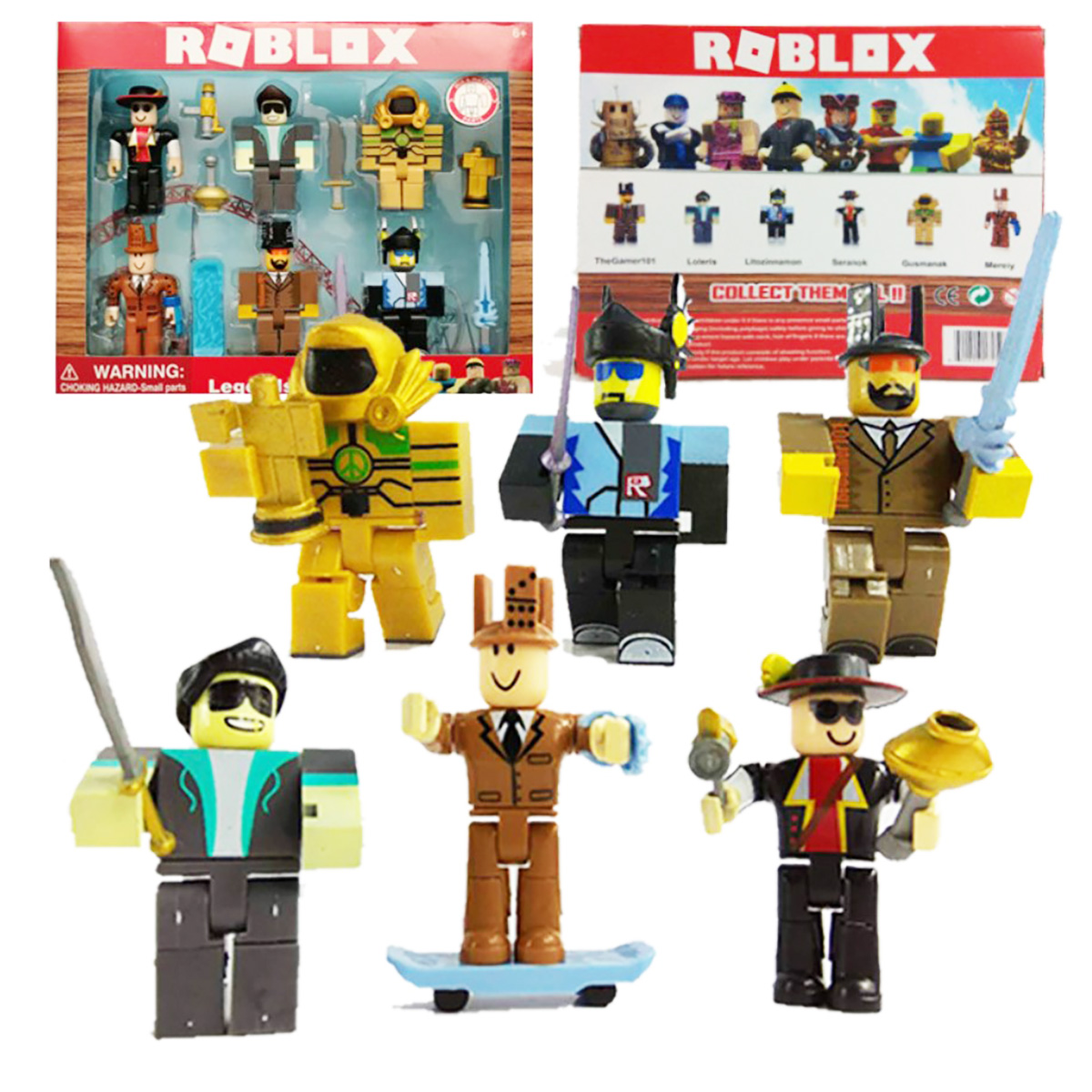 

Игровой набор Roblox Роблокс Легенды 6 героев + 7 аксессуаров Фигурки - Констуктор