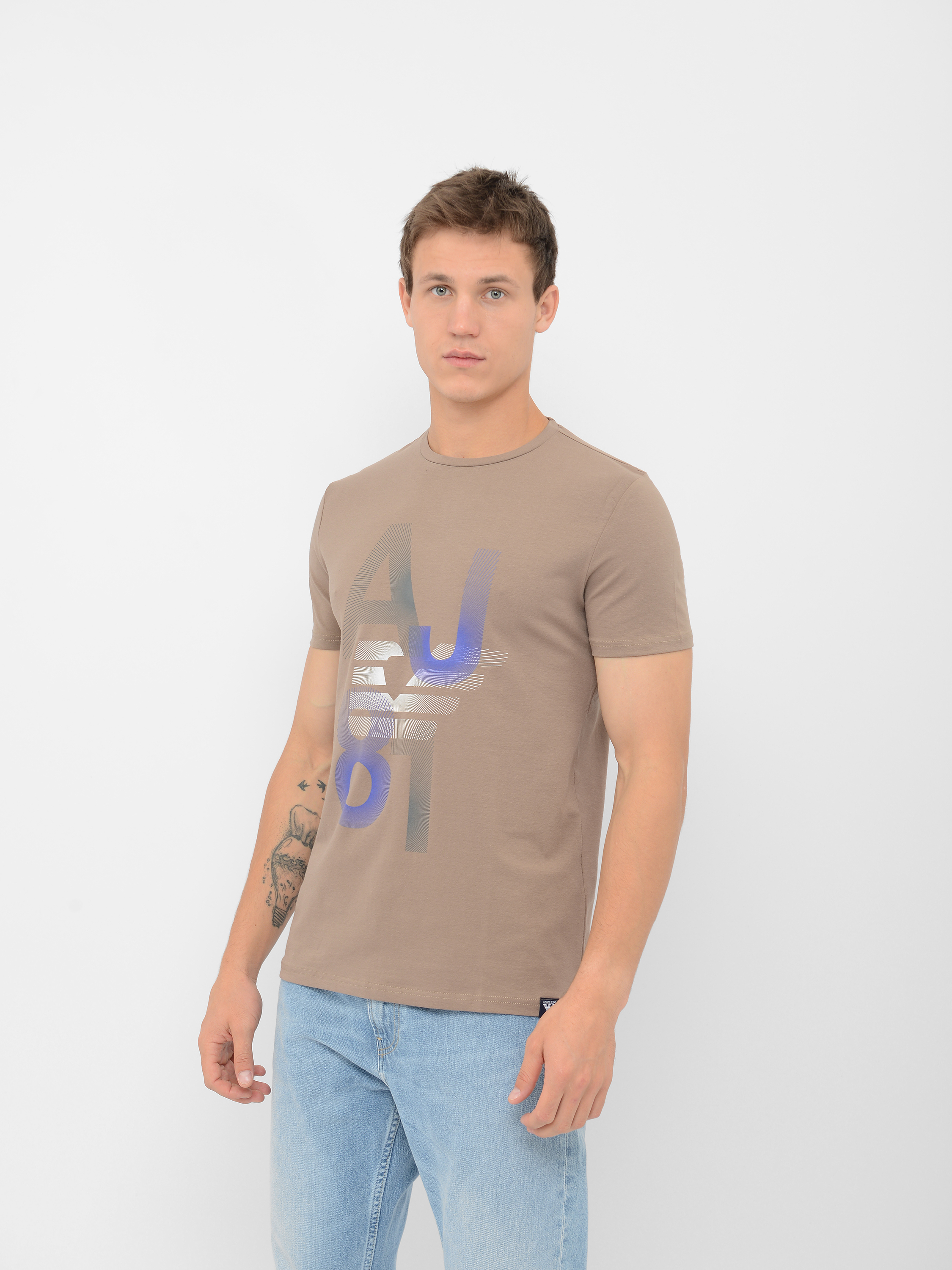 

Футболка Armani Jeans 10255.3 L (48) Коричневая