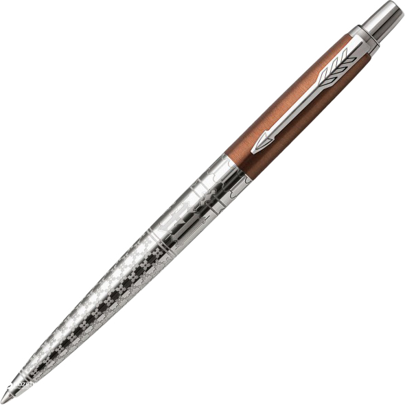 

Ручка шариковая Parker Jotter 17 SE Bronze Gothic CT BP Черная Серебристо-коричневый корпус (19 032)