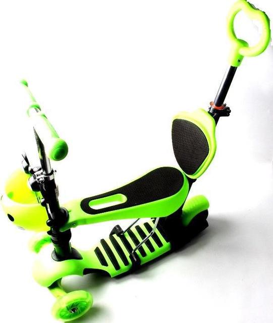 

Самокат Scooter "Божья коровка" 5in1 Green