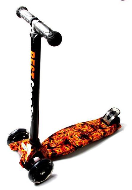 

Самокат детский Best Scooter MAXI. Fire 2