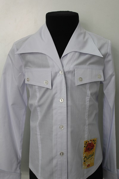 

Шкільна блузка для дівчинки Olana 0608 білий 128