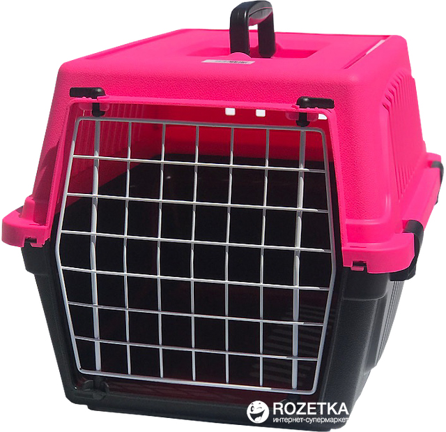 Акція на Контейнер-переноска для собак и кошек Ferplast Atlas 10 El 48х32.5х29 см до 5 кг Розовый (73007199IO-Розовая) від Rozetka UA