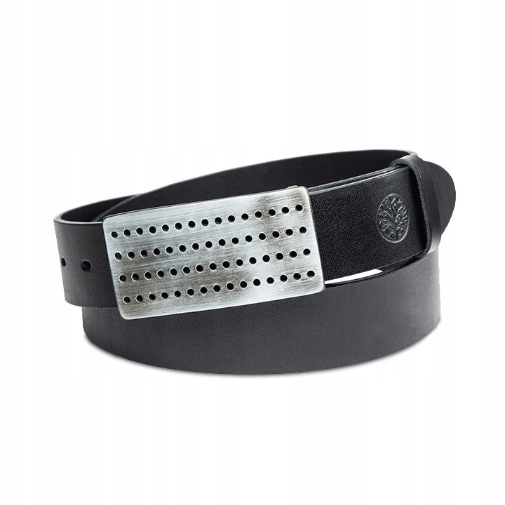 

Ремень кожаный мужской Betlewski с пряжкой черный (LIC40-PK2 CZ) 125 см