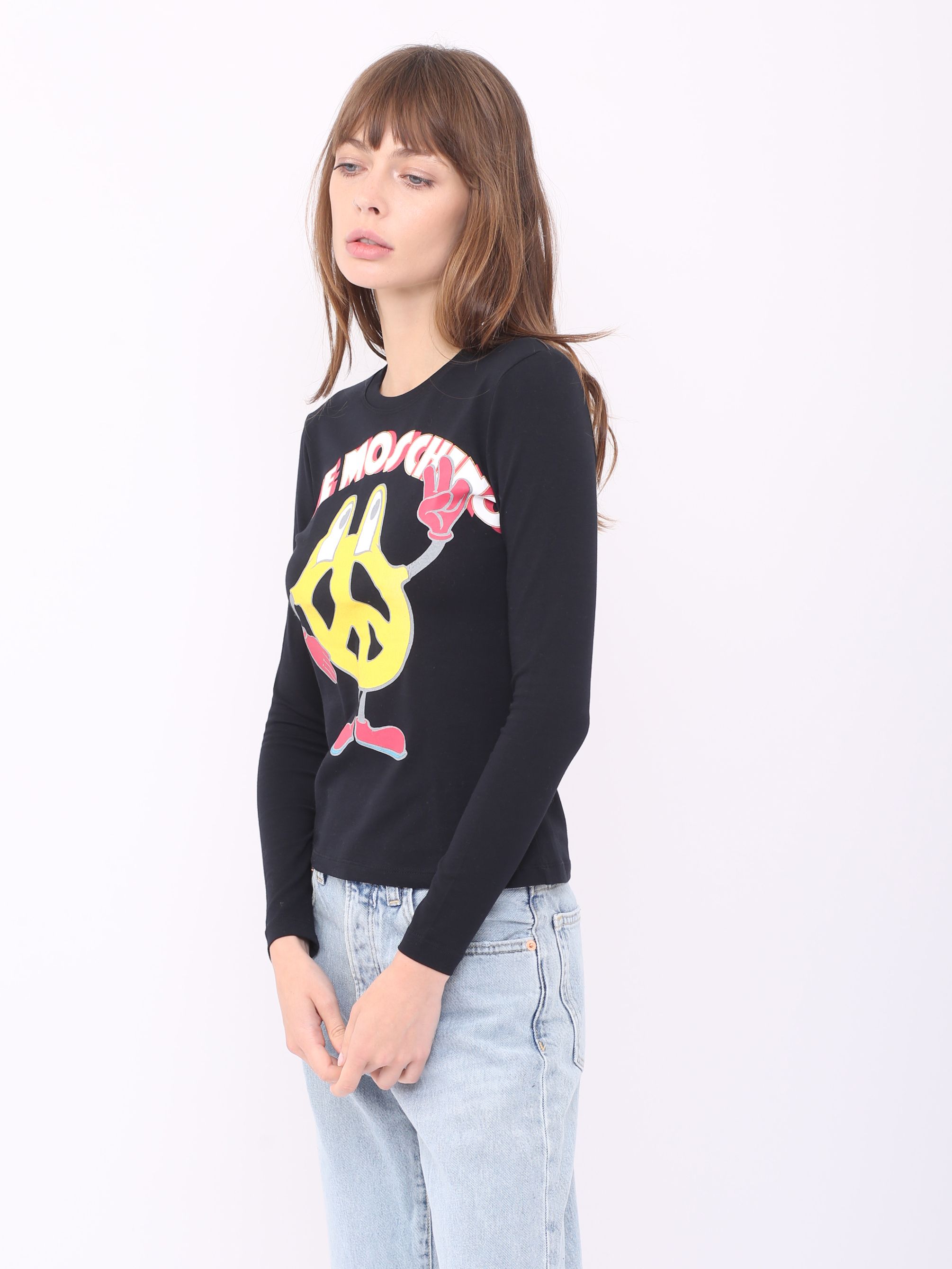 

Футболка с длинными рукавами Love Moschino 7085.1 36 (40) Темно-синяя