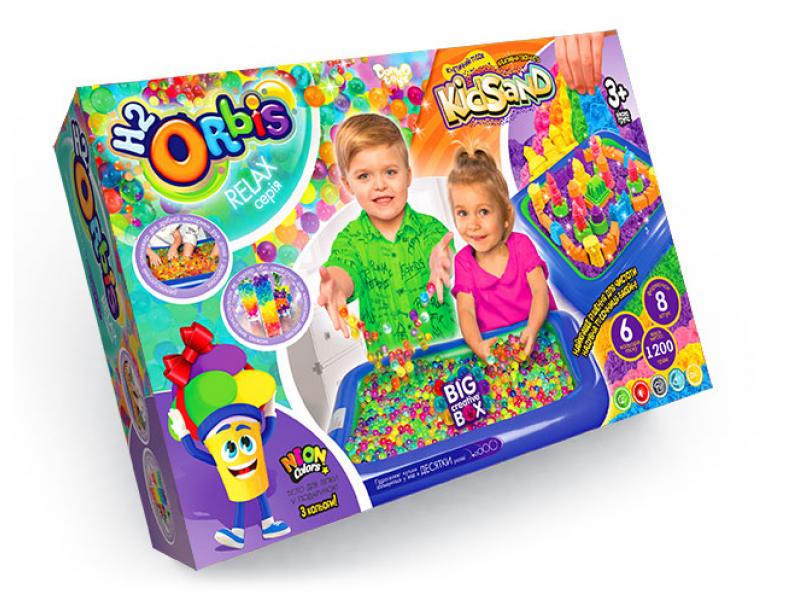 

Кинетический песок "Big Creative Box 3 в 1 Н2Orbis" Danko Toys ORBK-01-01U