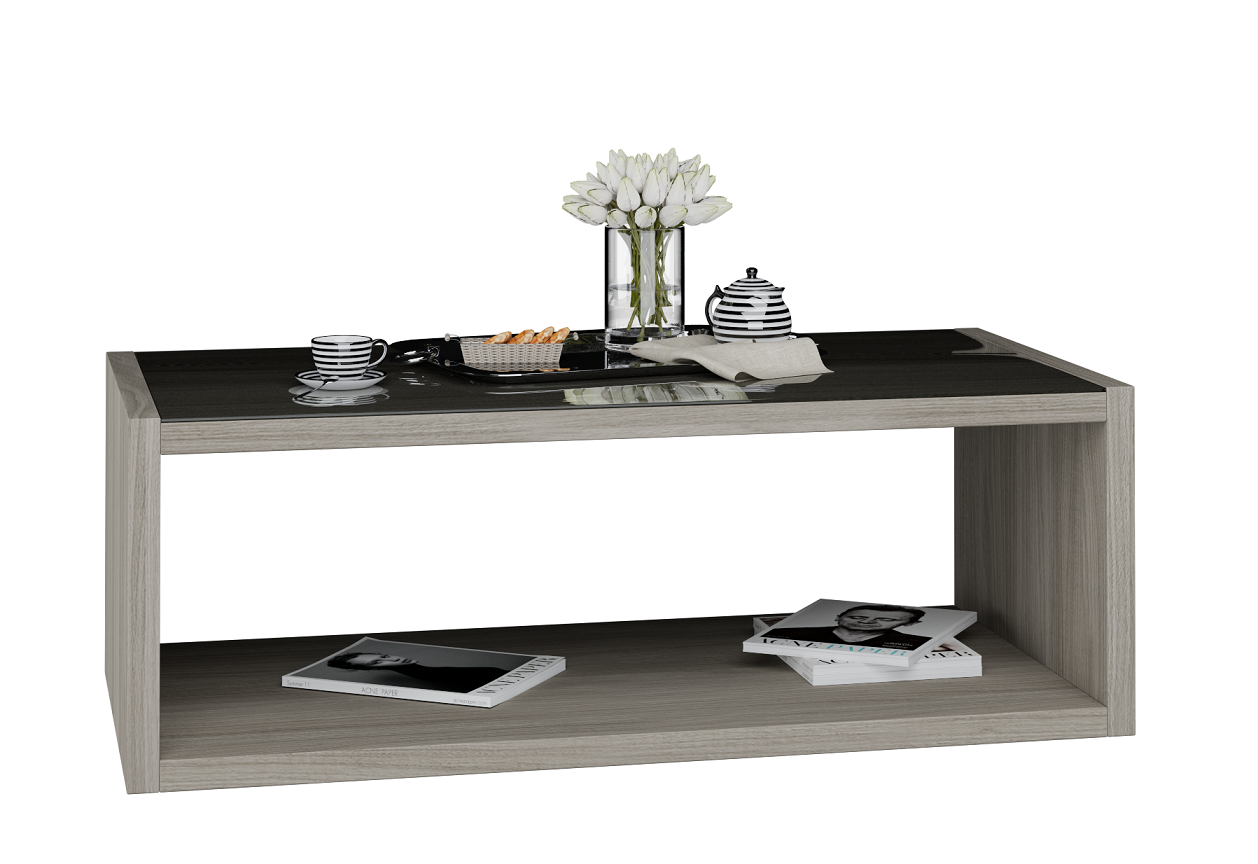 

Стол журнальный со стеклом MebelLoft МЕСА светлое дерево 0501